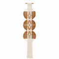 Décoration murale bohème macramé beige/brun 30x110