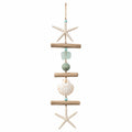Décoration Murale Nautique avec Étoile de Mer et Coquillages